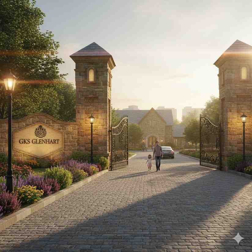 Aerial View of The Glenhart Estates